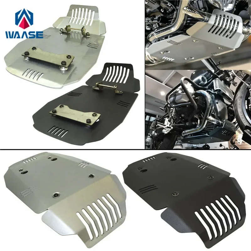 waase For BMW R Nine T NineT R9T Scrambler Pure Racer Urban 13-23 Belly Pan Engine Lower Base Chassis Guard Skid Plate Protector
