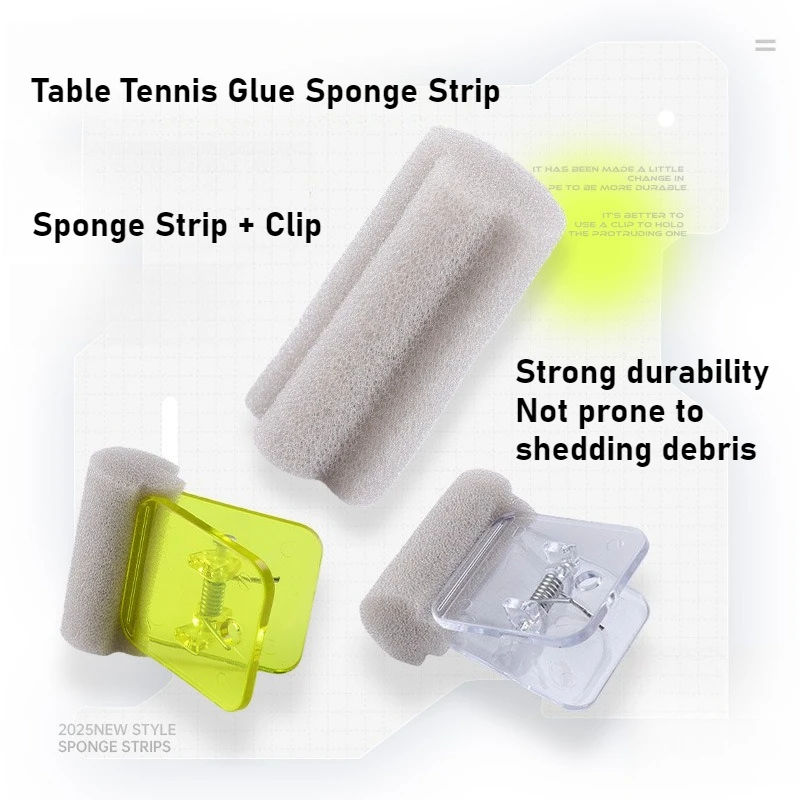 15PCS/Bag Table Tennis Inorganic Glue Sponge Brush Durable Non-Shedding Racket Rubber Glue Application Tool Glue-Spreading