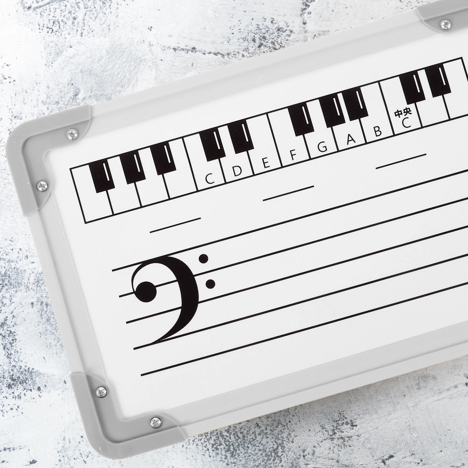 

Staff Whiteboard Magnetic Memo Pad for Fridge Piano Erasable Blackboard Plastic Interactive Dry Erase Work