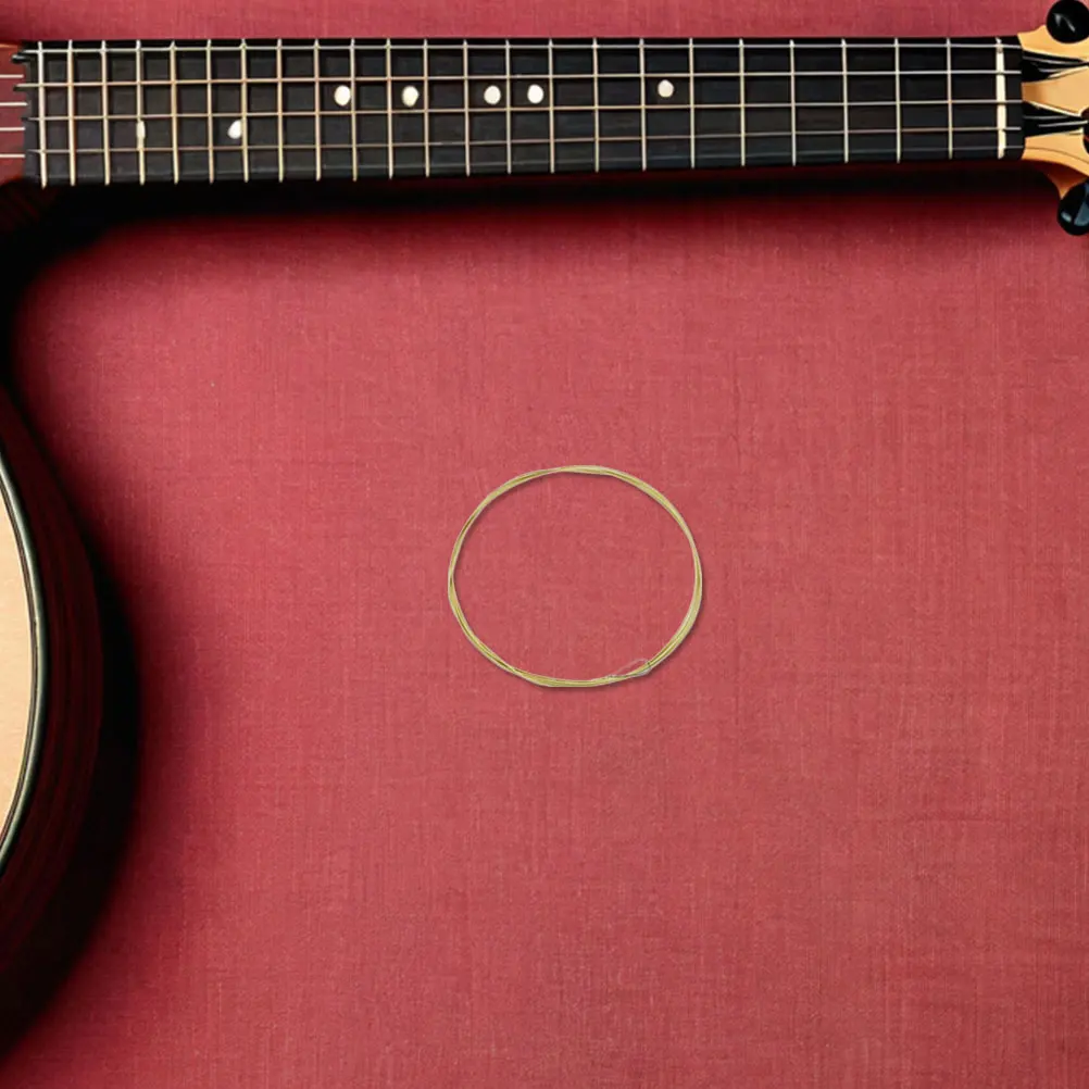 

2 Sets Banjo Strings Guitarist Music Repair Beginner Accessories Parts Stainless Steel Mercerized Bronze Wound Instrument