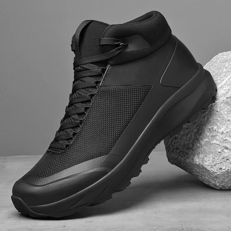 

Outdoor Hiking Shoes for Men Waterproof Breathable Sneakers Soft Sole Shock-absorbing Non-slip Shoes Large Size Men's Shoes