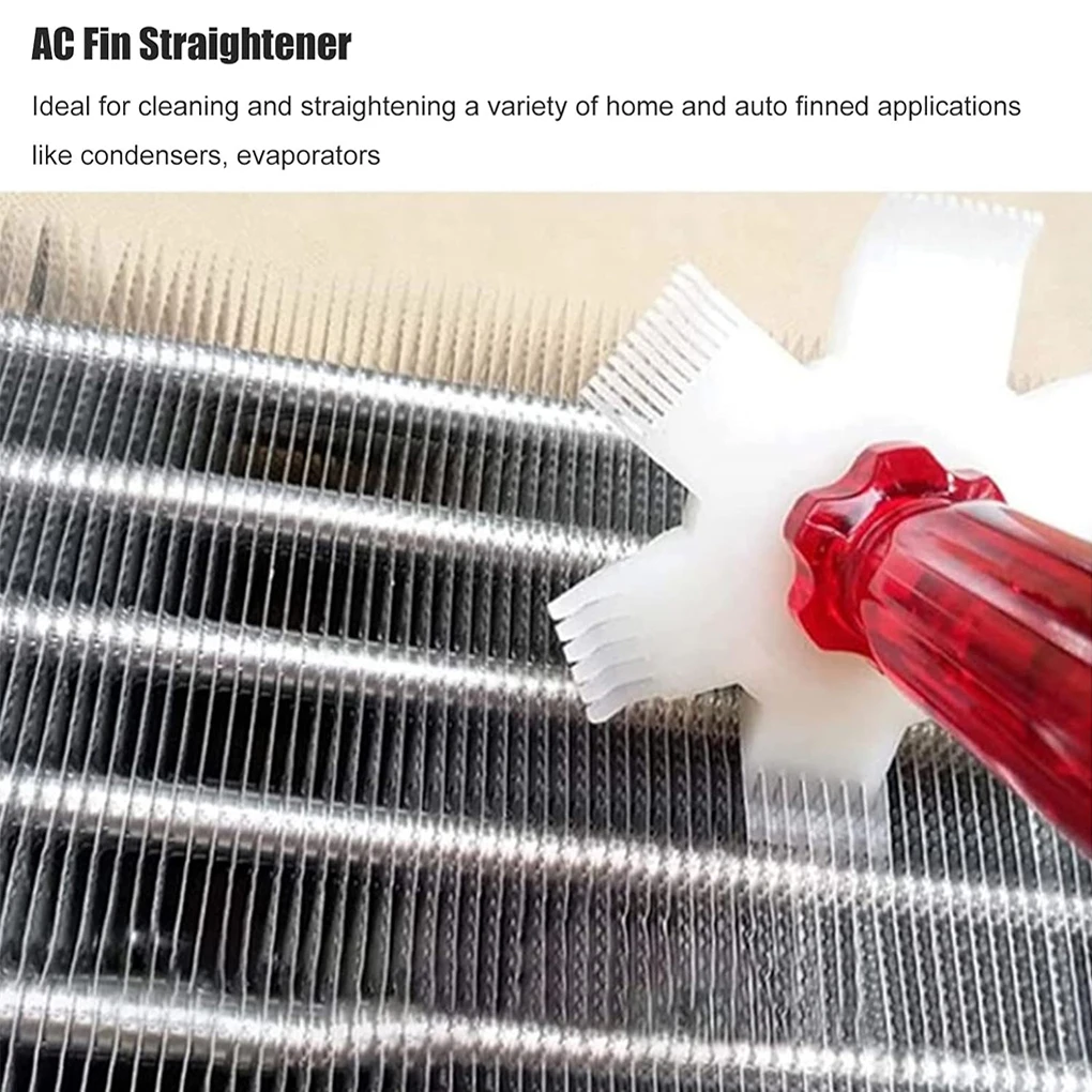 1pcs Heat Sink Air Conditioning Fin Comb Radiator Condenser Cleaner Repair Tools Fin Straightener