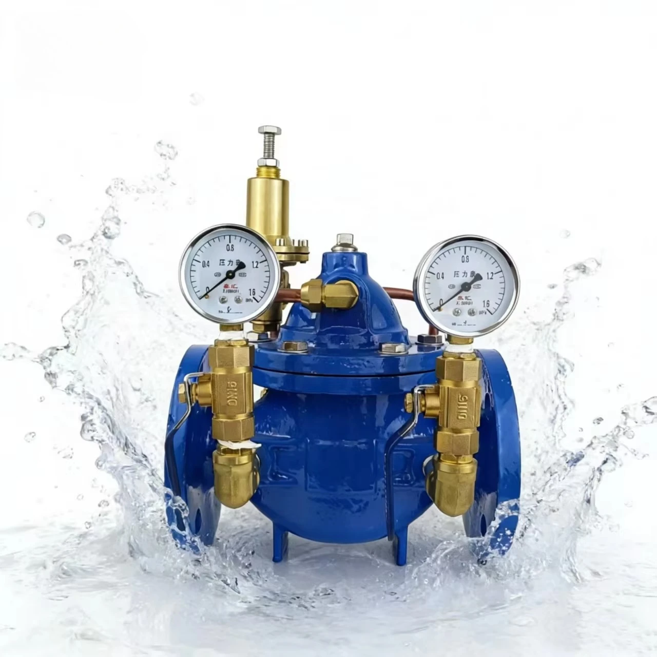 

Adjustable pressure reducing valve 200X hydraulic control valve tap water flange fire engineering pilot pressure reducing valve