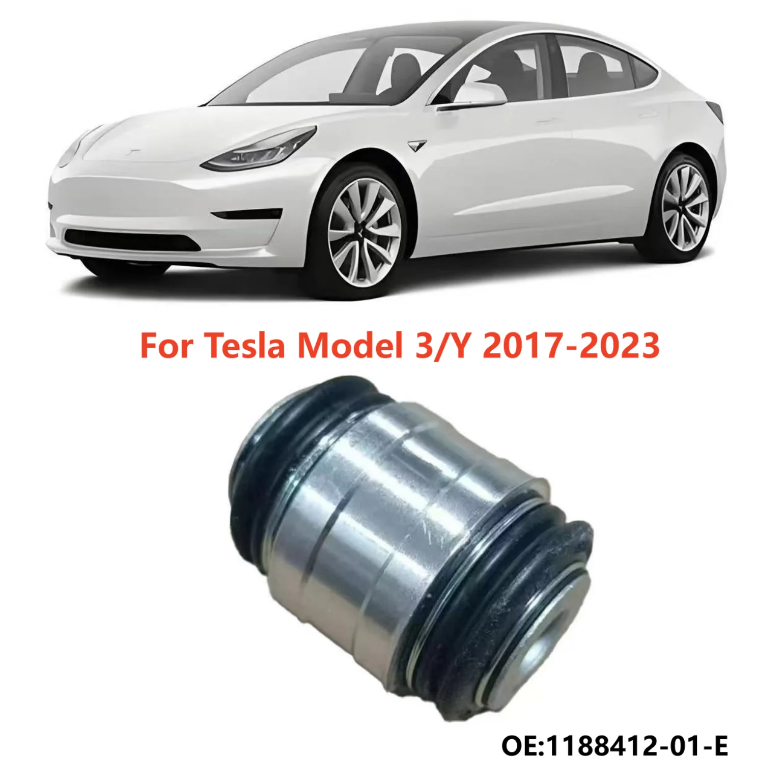 1188412-01-E High Wear Resistant Rear Steering Knuckle Silent Block For Tesla Model3/Y 2017-2023 Suspension Rubber Bushing Sleev
