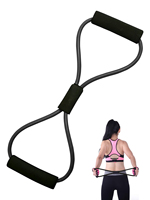 Yoga Resistance Bands Elastic Sports Exercise Puller 8-shaped Chest Expander Pilates Gym Fitness Equipment Strength Training