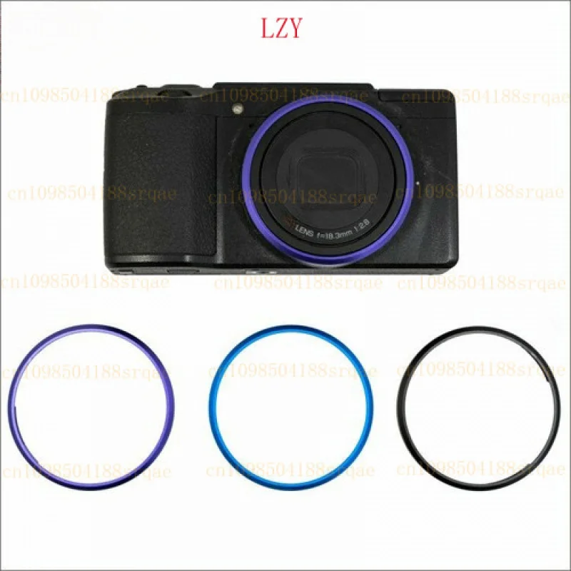 

Новое изготовленное на заказ синее металлическое кольцо объектива для Ricoh GR/GR2