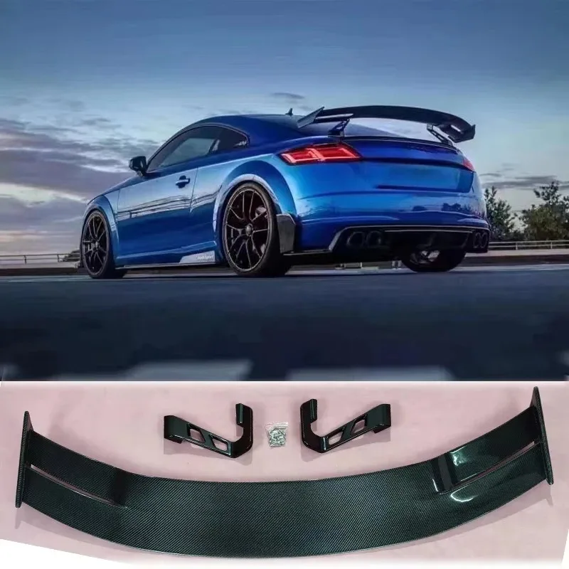

For New TT TTS TTRS MK3 Real Carbon Fiber Rear Spoiler Wing for TTRS Car Styling Spoilers