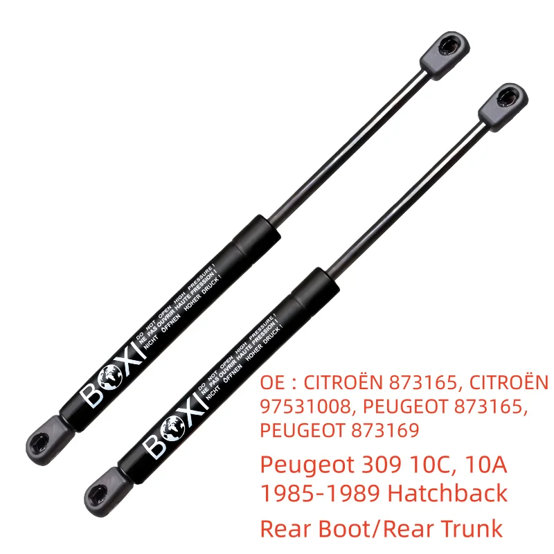 

2Pcs Boot Lift Support Prop 873165 For Peugeot 309 10C 10A 1985 1986 1987 1988 1989 Hatchback EST-ZSA06078 ZSA06078 Gas Springs