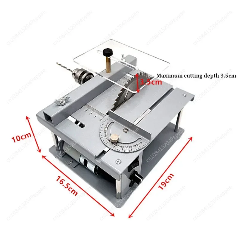 Multi-function Table Saw Woodworking PCB Small Desktop Cutting Machine DIY Model Cutting Tool