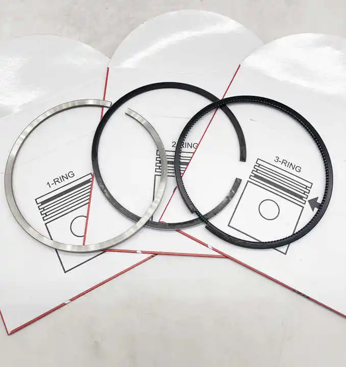 

For KOMATSU PC200-6 PC200-7 CUMMINS 6D102 Engine Piston Ring PC200 Piston Ring PC240-7 Excavator