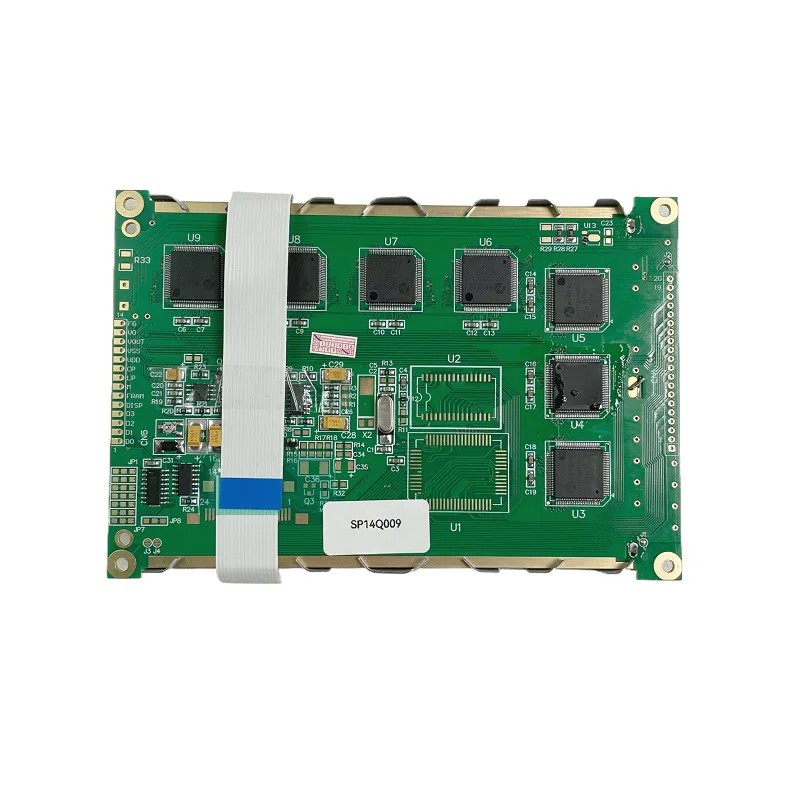 Tela LCD SP14Q009 de 14 pinos para substituição em Siemens TP177A TP177B 5.7 polegadas