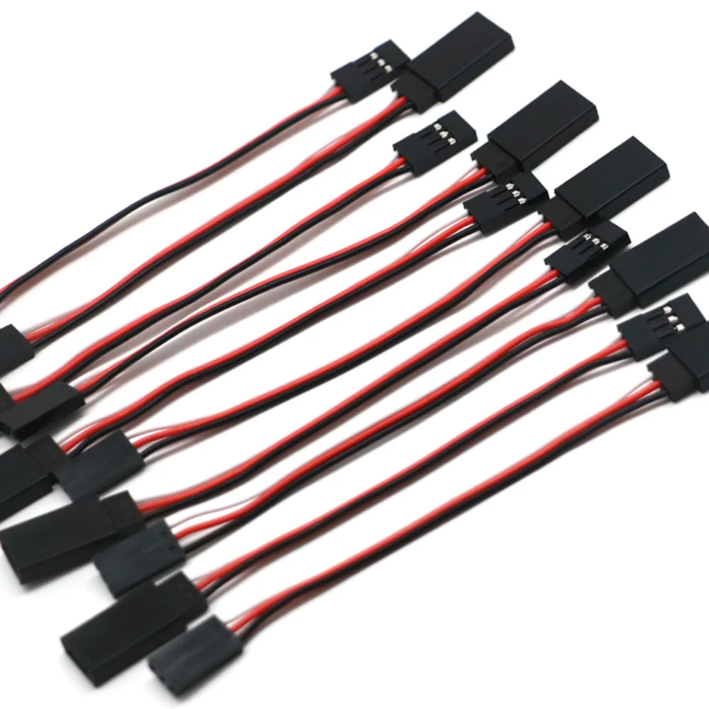 10 stücke 100mm/150mm/200mm/300mm/500mm RC Servo Verlängerung Kabel kabel Draht Blei JR Für Rc Hubschrauber Rc Drone – Detail 7