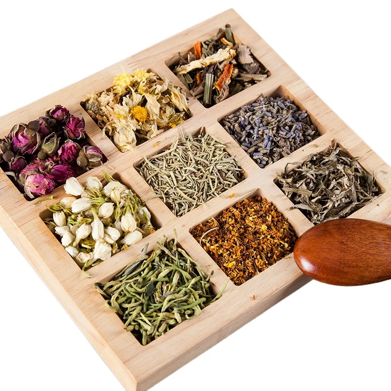Herbal Sachet Filling Kit with Mugwort Lavender Spices DIY Empty Sachet Material Fragrance Lucky Bag