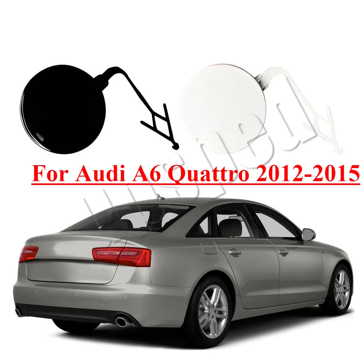 

Rear Bumper Tow Hook Hole Eye Cover Cap For Audi A6 Quattro 2012-2015 4G5807441