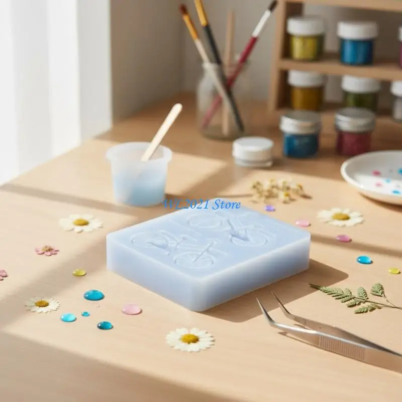 قالب G5GC من السيليكون الآمن غذائيًا لركوب الدراجات ومقاوم للحرارة وقابل لإعادة الاستخدام للمجوهرات المنزلية #5