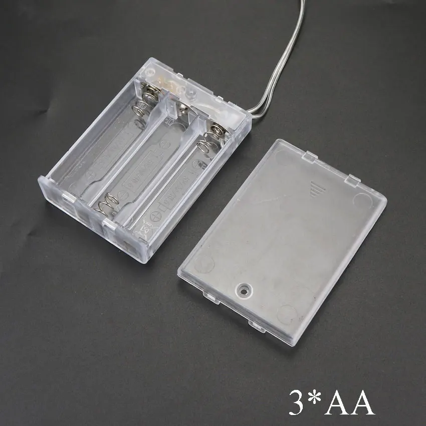 cltgxdd 1piece white plastic 1/2/3/4AA and 2/3AAA size power battery storage box bracket, with lead battery socket No. 5 and 7