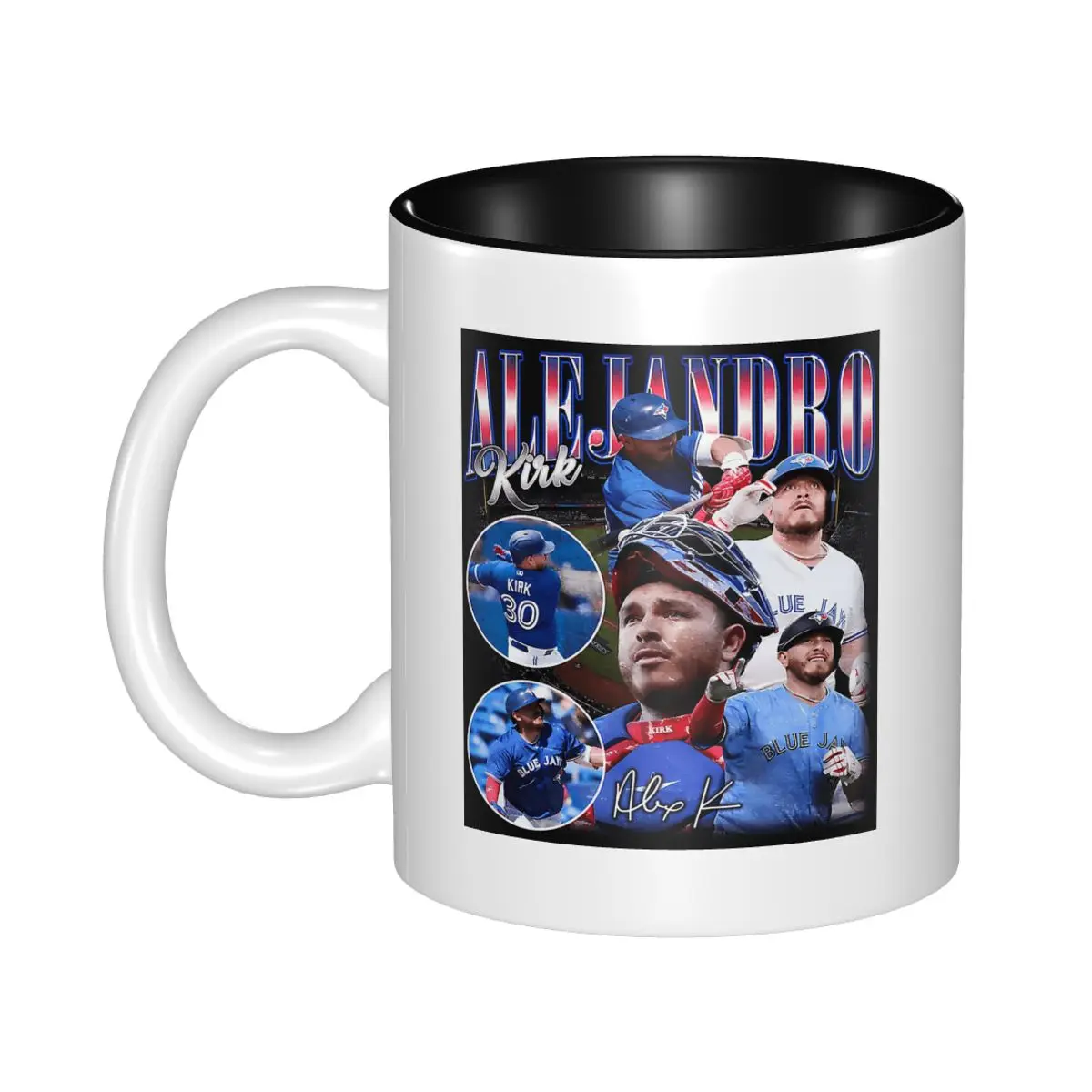 Alejandro Kirk Signature Vintage Bootleg Mug Funny Ceramic Coffee Cups Tea Mugs Milk Cup Drinkware Gifts for Woman Man