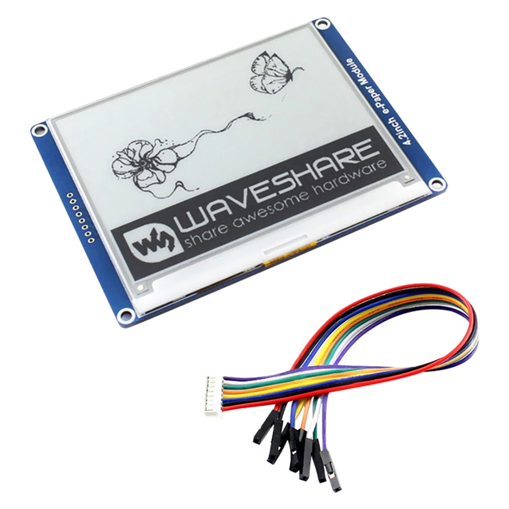 Waveshare 4.2 Inch E-Ink Display Module for Raspberry Pi 4 B E-Paper Module