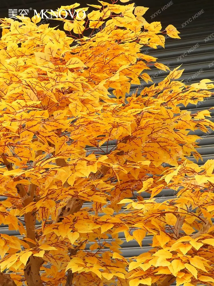 Decorazione di decorazioni da pavimento per alberi artificiali per interni nuovo albero imitativo in stile cinese pianta verde finta