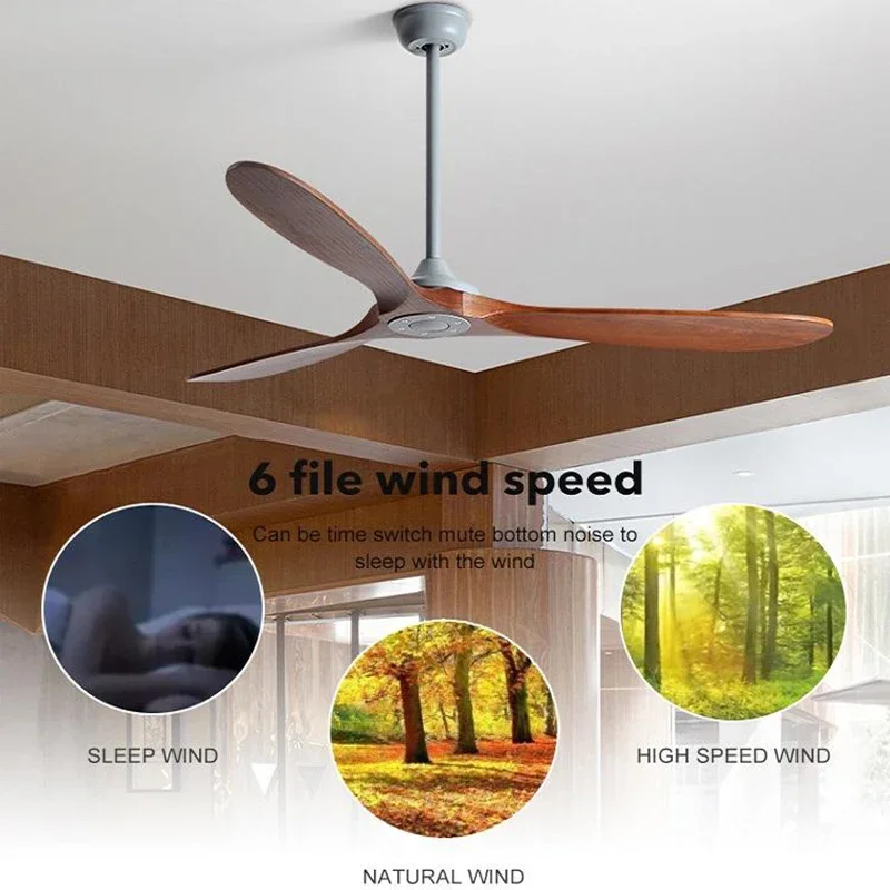 Large Size DC Ceiling Fan 70inch 110-220V Industrial Fans With Remote Control Household fan Suitable for living room, bedroom