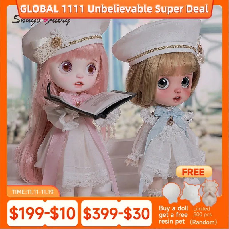 

Кукла BJD 1/6 Лаймовый полный комплект с большой головой и открытым ртом, выражение церковного платья, стильная юбка для хора, подарок на выпускной, куклы YOSD