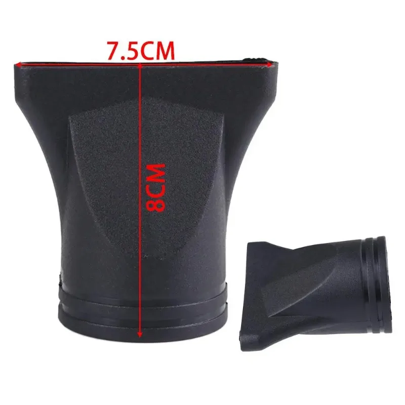 1PCS Hair Dryer Nozzle Not Easy To Break Thermo Blow Dry Hair Dryer Black Nozzle Styling Accessories