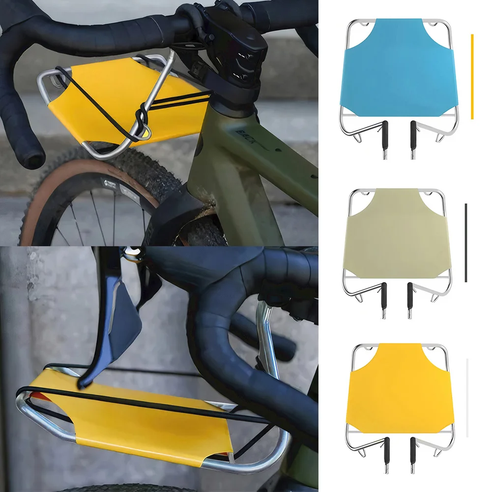 

Folding Bike Front Bag Carrier Metal Bike Basket Front Rack Carrier Bike Front Rack Carrier for MTB Road Bicycle