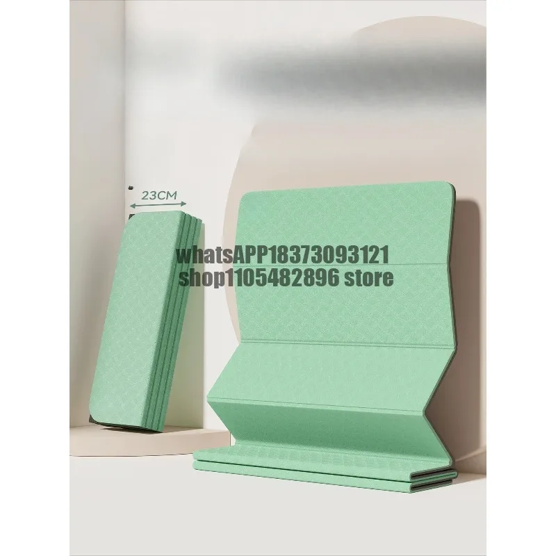 Portable foldable yoga mat, fitness mat, home anti-slip, shock-absorbing, and silent mat, thickened for sleeping
