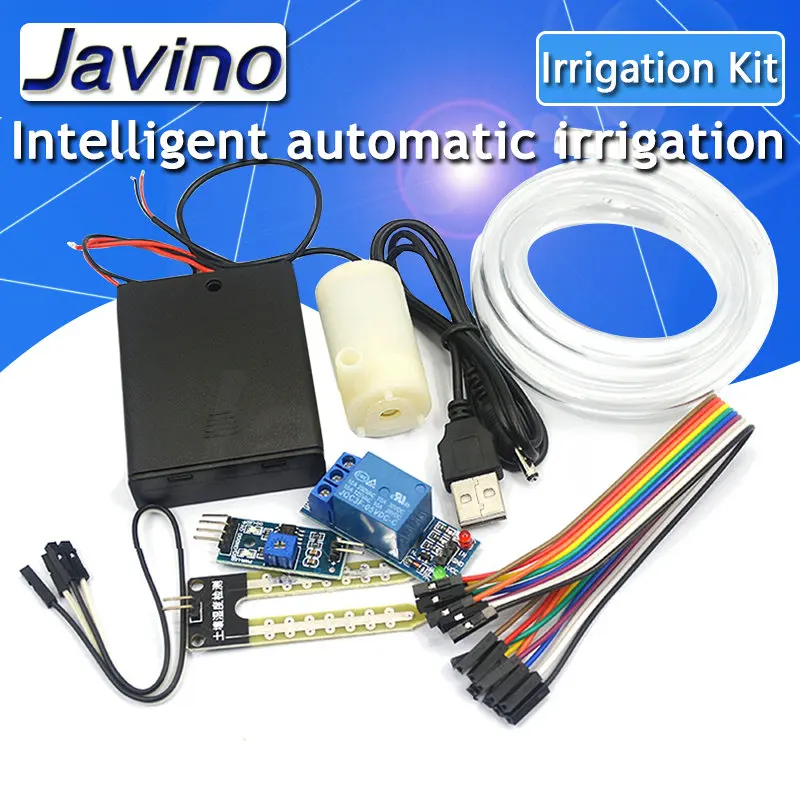 Automatic Irrigation Module DIY Set for Soil Moisture Detection and Automatic Water Pumping