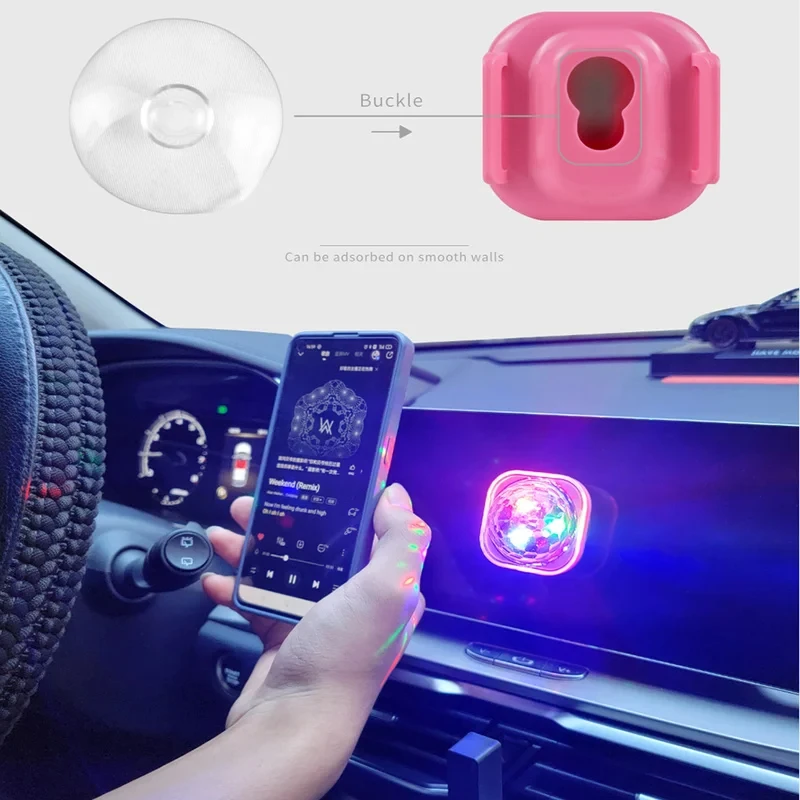 Mini Smurf RGB Light Wearable Watch Colorful Sound Control Childrens Toys Projection Disco Stage Lights Ambient Lamp For KTV Bar view 6