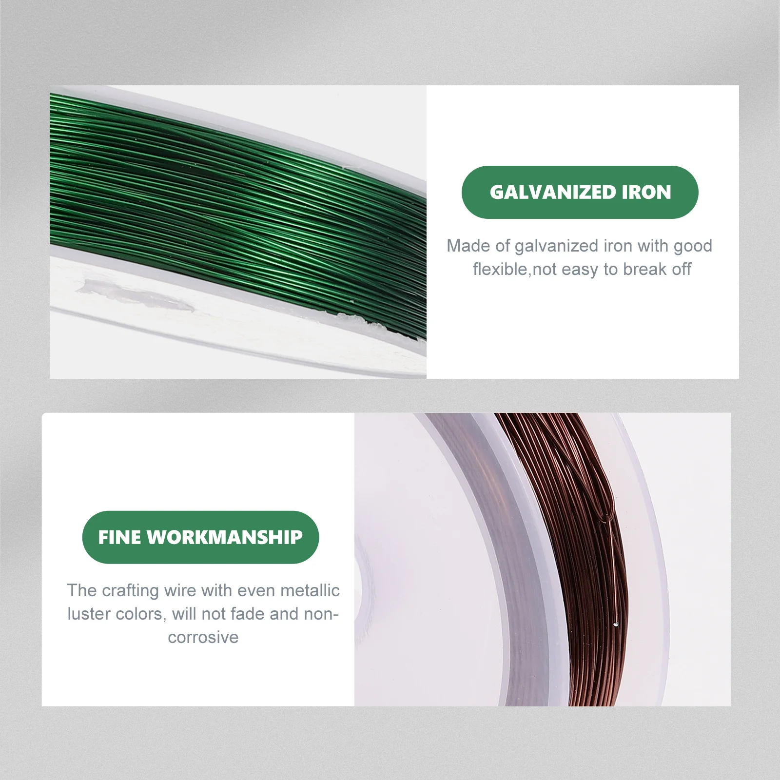 

Colored Iron Wire For Jewelry Making Diy Beading Wires Flexible Lightweight Non-Corrosive Colored Wires For