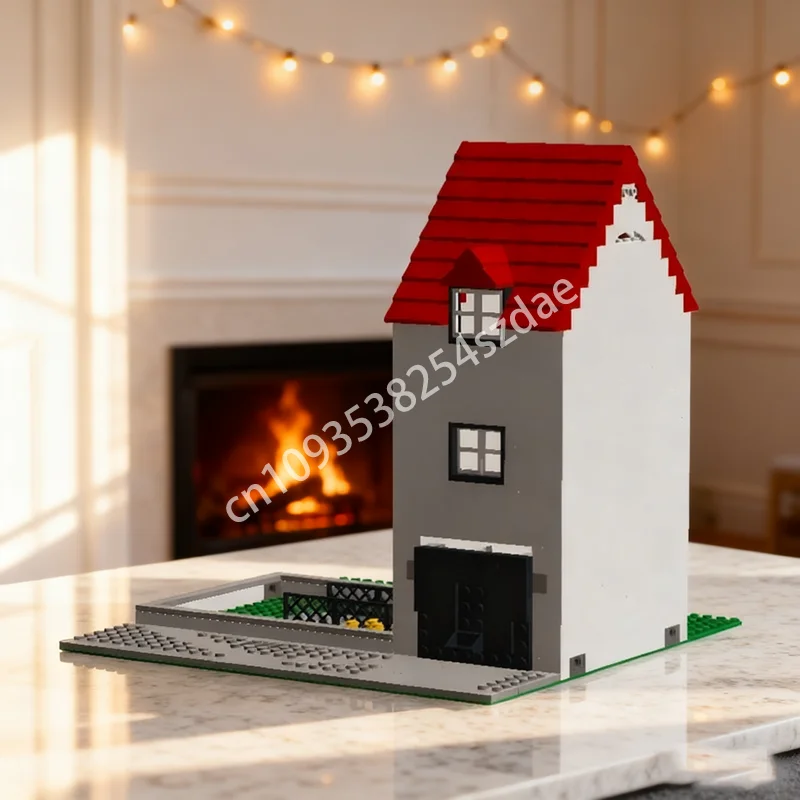 

492pcs MOC Creator Moduar Modulared Model Building Blocks Christmas Gift Construction Assemble DIY Toys Creative Brick Kids