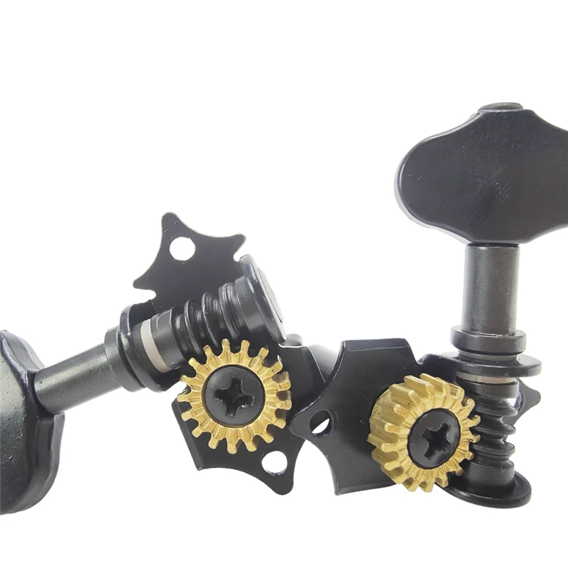 ABJM-Kit de clavijas de afinación de cuerdas de guitarra acústica con virola de tornillo, afinadores universales, accesorios estándar de afinación abierta