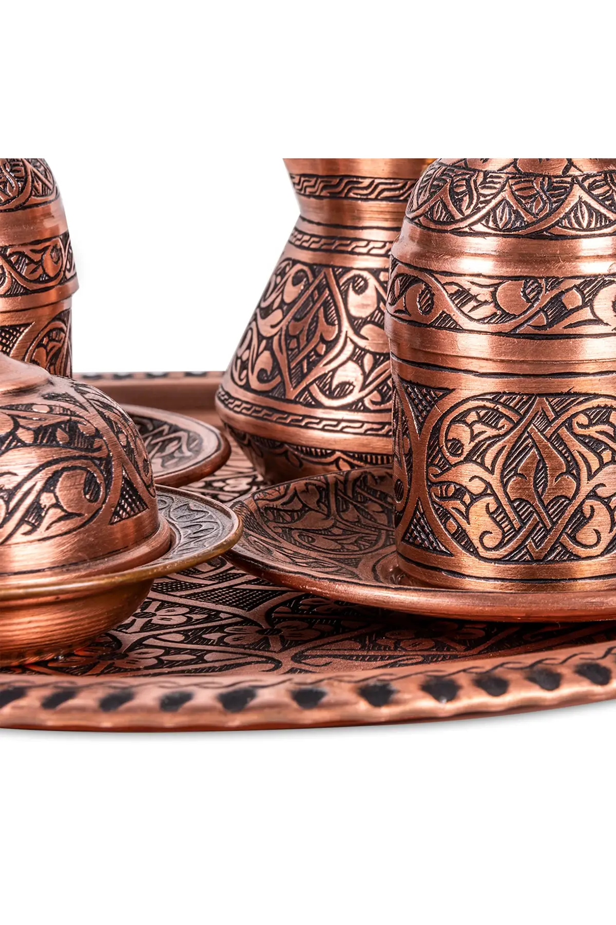 DOLBOVI Handblast copper coffee set handmade espresso cup