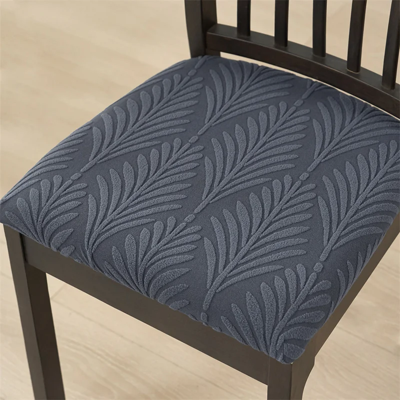 1/4/6 stücke Jacquard Stuhl Sitz Abdeckung Nordic Anti-schmutzig Esszimmer Stuhl Schonbezug Hause Abnehmbare Sitz Fall für Hotel Küche Party – Detail 13