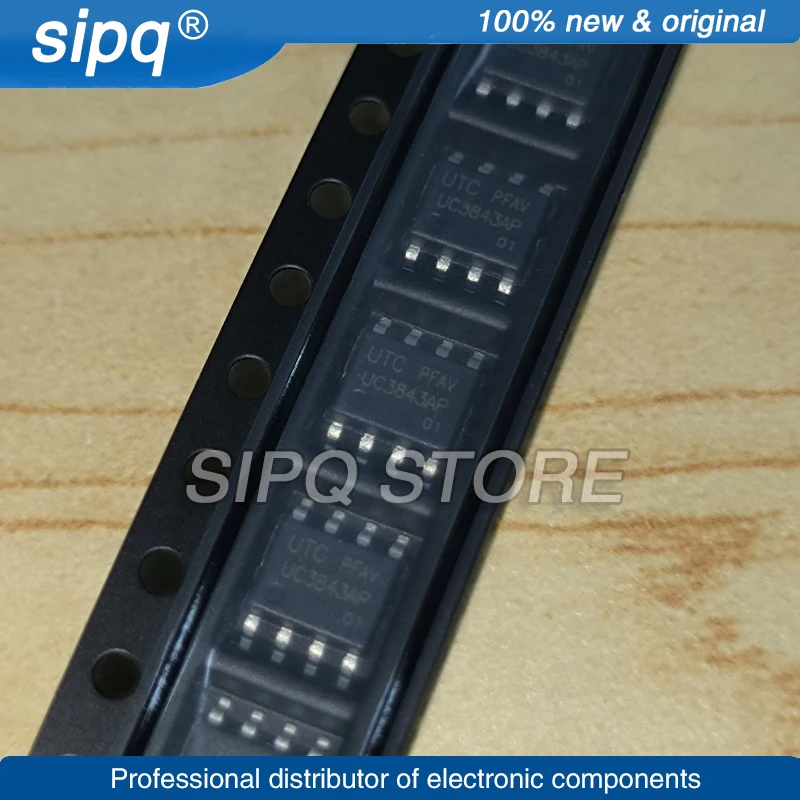 10PCS/LOT UC3843AP-S08-R UC3843AP SOIC-8 New and Original In Stock