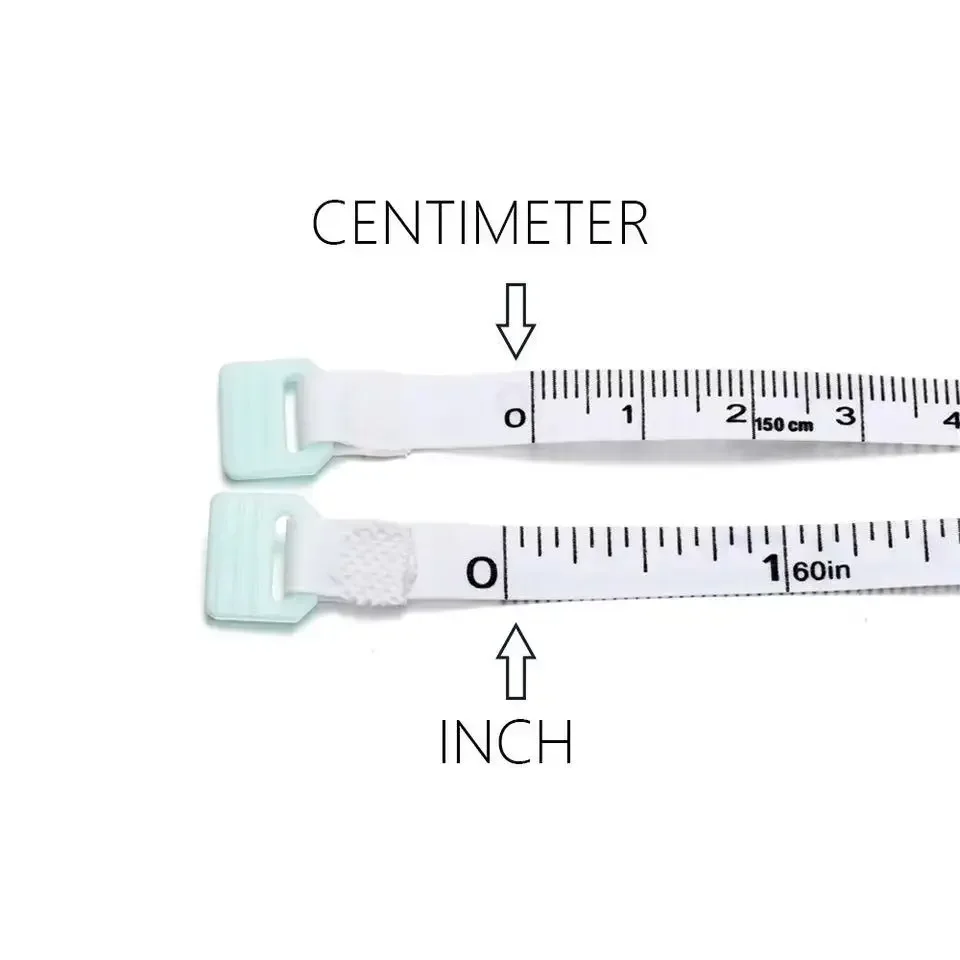 Macaron Color Mini Soft Ruler with Double Scale Portable Tape Measure for Three Waist Chest Circumference Measuring Tape Measure
