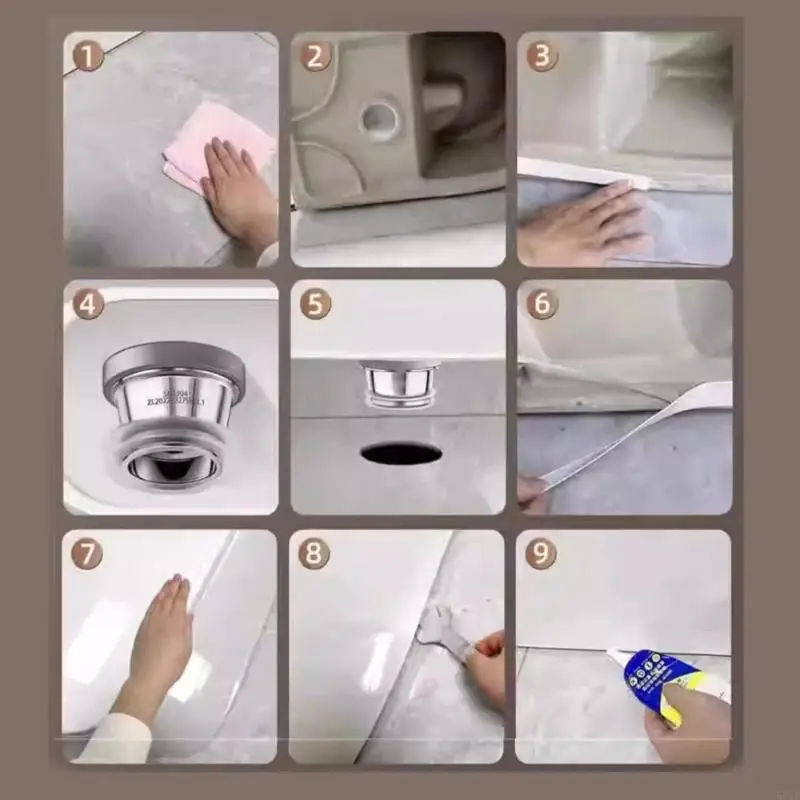 57QF Altos rendimientos anillos sello inodoro para conexión segura entre inodoro y piso sin diseños