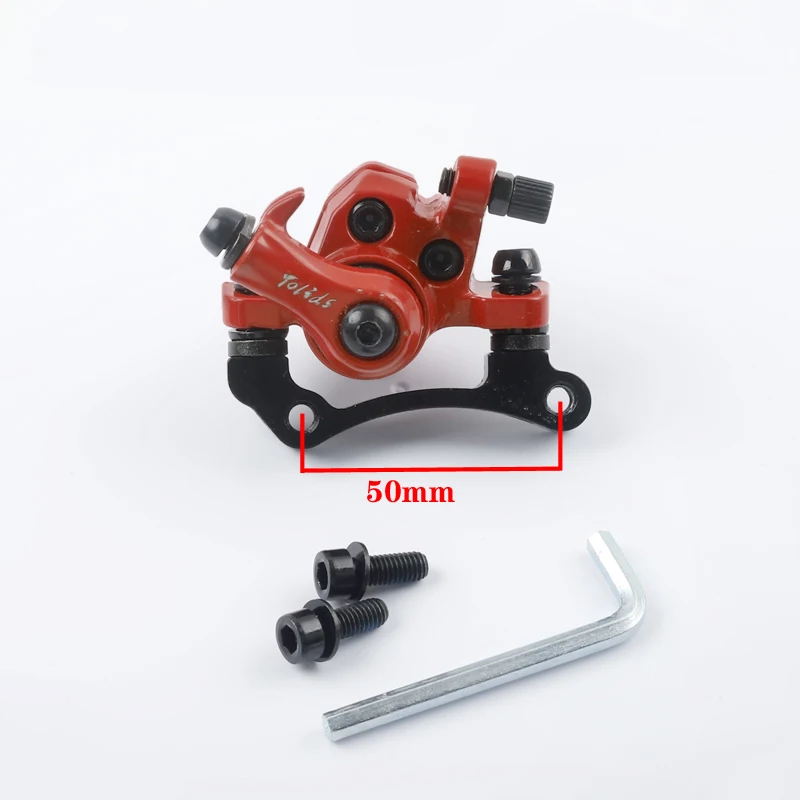 For KuGoo M4 and M4 Pro electric scooter iron disc brake caliper folding scooter front and rear wheel brake device accessories