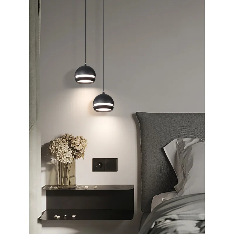 Modern LED Pendant Lights Indoor Lighting Fixtures Store Lamp 7W Nordic Decoration Home Aluminum Ceiling Ball Chandelier Bedoom