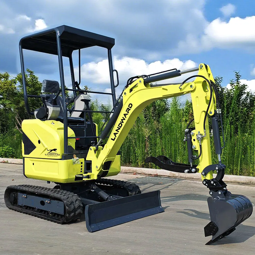 China 1.7 Ton Excavators LW17E Multifunctional Excavator Piston Pump Customized Euro 5 Kubota D722 Engine Mini Excavator Custom