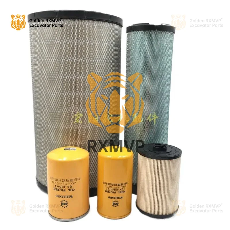 For Sany sy 255h 225c-10 machine filter, diesel filter, air filter, hydraulic pilot filter, excavator accessories