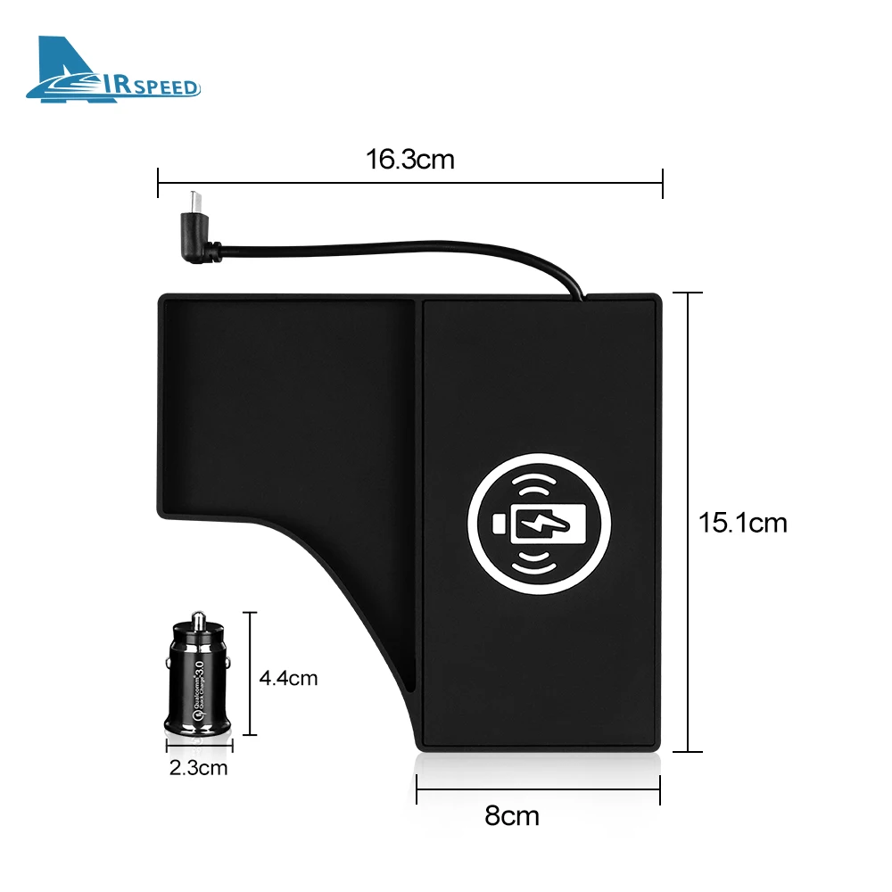 LHD Car Wireless Charger for Nissan Sylphy for Nissan Sentra 2020 -2023 Mobile Phone Fast Charging Holder 15W Charger Board