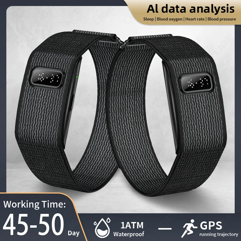 

LIGE Call Reminder Bracelet Health Smart Watch for Women Men Heart Rate Blood Pressure Monitor Waterproof Sports Fitness Tracker