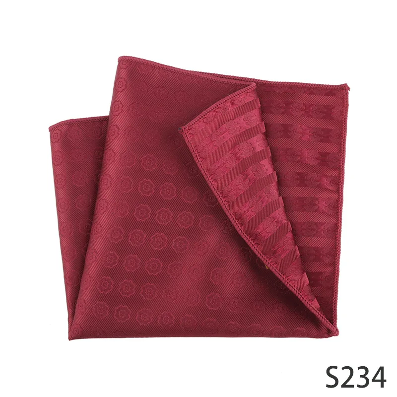 Burgundy Formal Pocket Square Handkerchief for Men