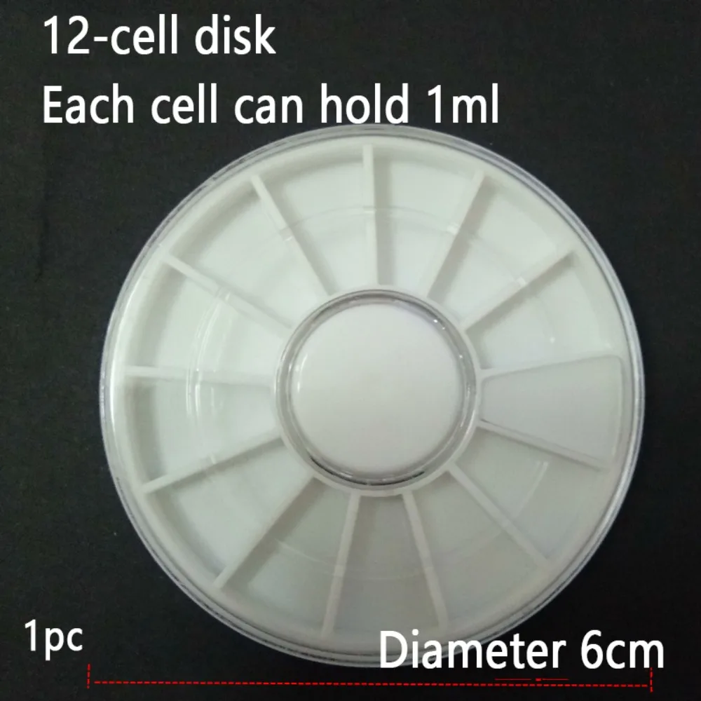 ミニ水彩絵の具ボックス,ポータブル,正方形,白,透明,白,空のプラスチック,多次元プラスチック