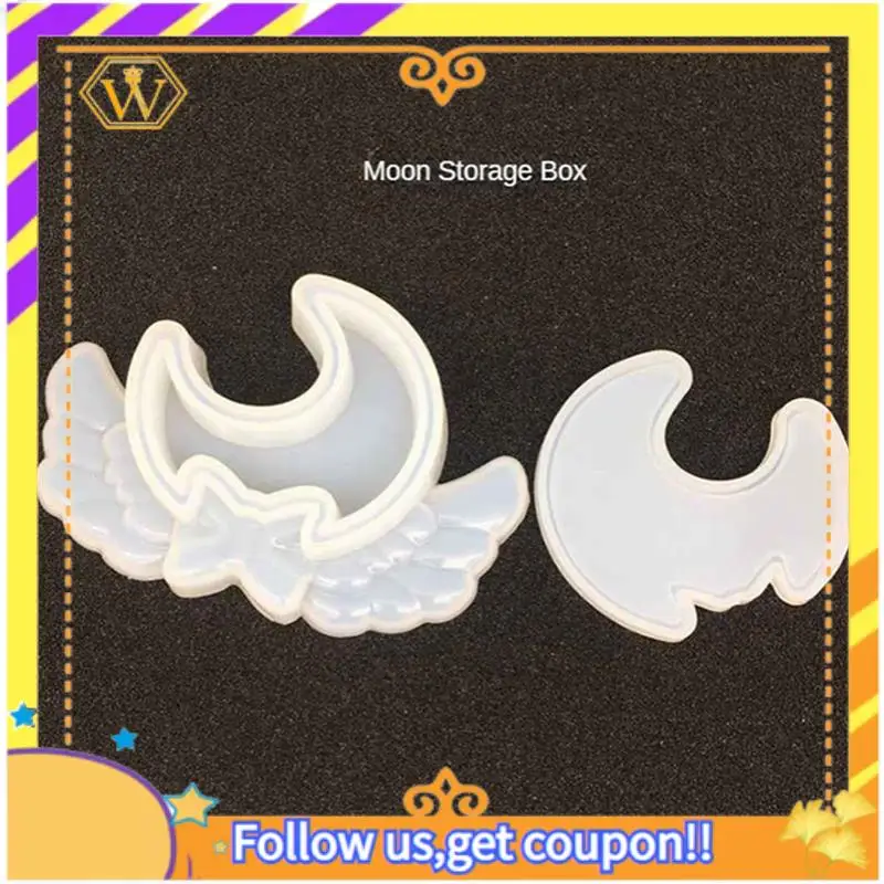 

Latest-4PCS DIY Silicone Crystal Dropper Storage Box Mold For Flowers Preservation Kit, For Beginner Resin