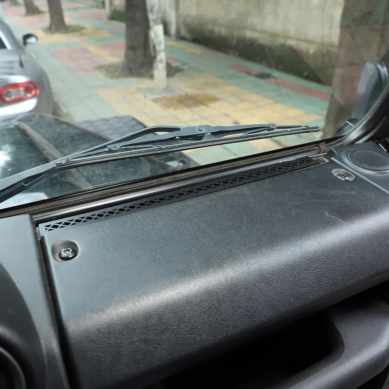 

Для Land Rover Defender 90 110 2004-2018 из алюминиевого сплава, автомобильная приборная панель, воздуховыпускное отверстие, антиблокирующая сетчатая крышка, автомобильные аксессуары