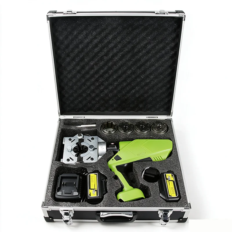 New Lithium Battery Electric Auto A/C Hose Crimping Pliers | 12 Ton Portable Vehicle Air Conditioner Coolant Tubing Crimper