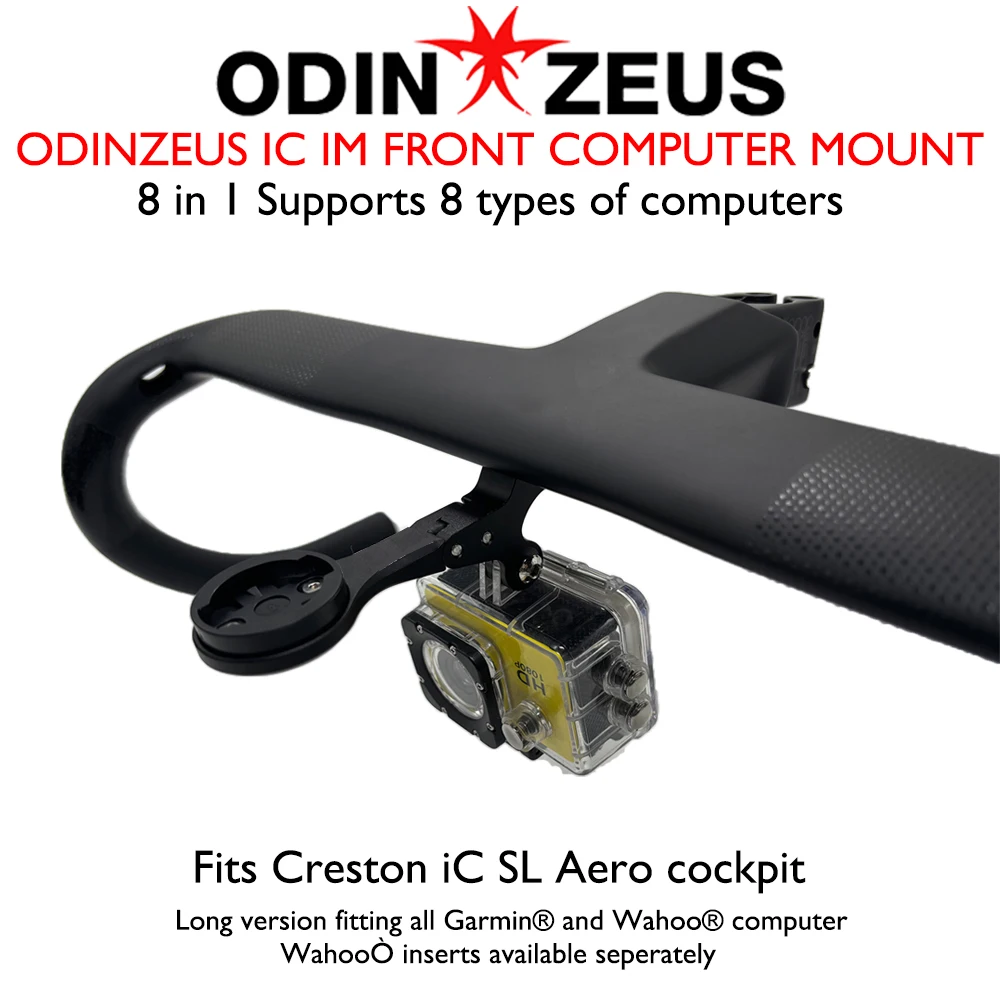 

Крепление для велокомпьютера ODINZEUS 39.9g из сплава для Creston iC SL Aero Cockpit, совместимо с GoPro, многофункциональное, 8 вариантов дизайна панели приборов